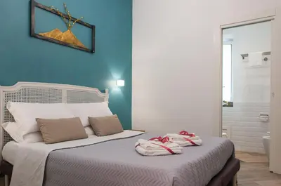 Letto o letti in una camera di Real Giardinetto a Toledo