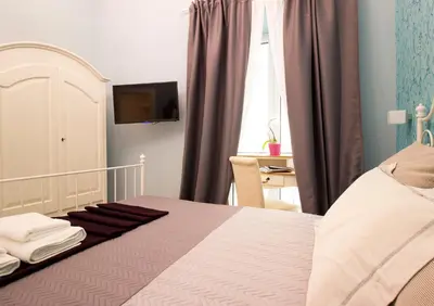 Letto o letti in una camera di Real Giardinetto a Toledo