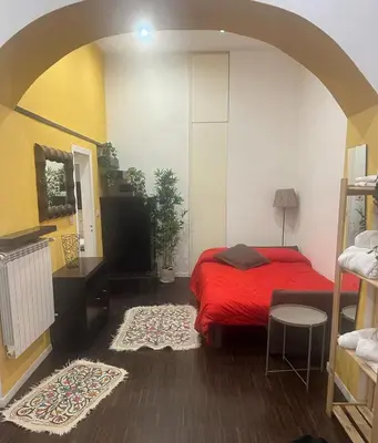 Letto o letti in una camera di Residenza Penne