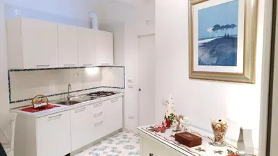 Cucina o angolo cottura di Mini Appartamento Al Chiostro