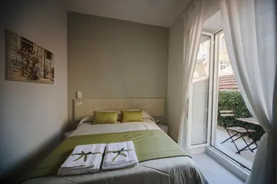 Letto o letti in una camera di Prisca B&B