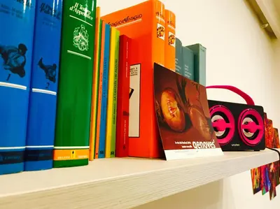 Biblioteca nell'appartamento