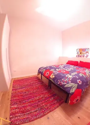 Letto o letti in una camera di Casa 