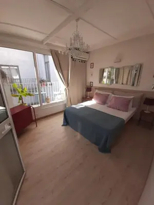 Letto o letti in una camera di S- Naples Loft with balcony in the historic center
