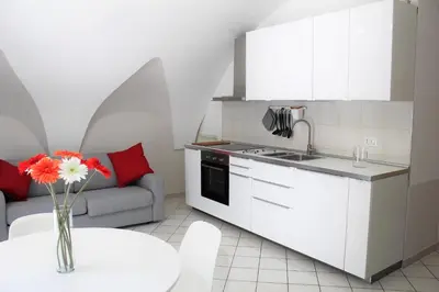 Cucina o angolo cottura di Mergellina Suite