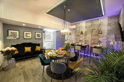Area soggiorno di Bourbon House