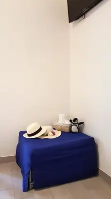 Letto o letti in una camera di Luma House