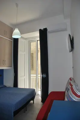 Letto o letti in una camera di Luma House
