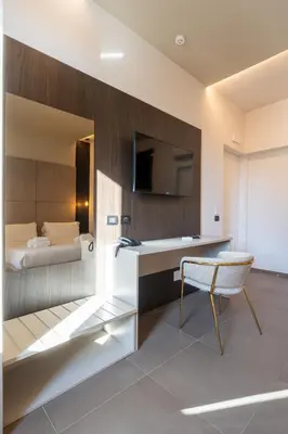 Letto o letti in una camera di Hotel Diamond