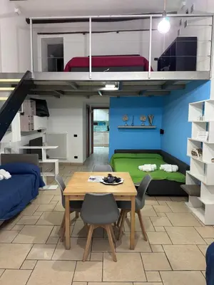 Letto o letti in una camera di Casa Maria Carmela