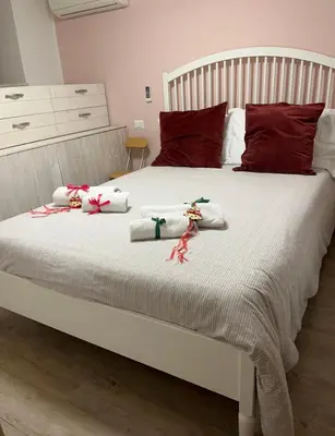 Letto o letti in una camera di Appartamento Beverello