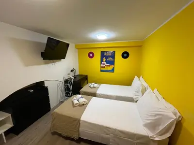 Letto o letti in una camera di Appartamento Beverello