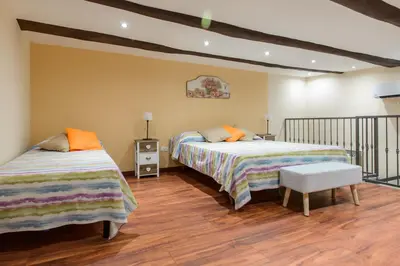 Letto o letti in una camera di Annie's Home