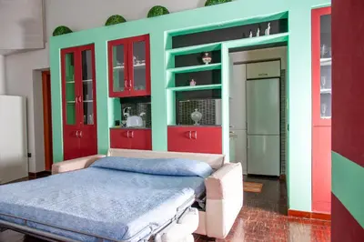 Letto o letti in una camera di Palazzo Carafa della Spina room and apartment