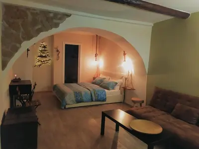 Letto o letti in una camera di La 'NZIRIA