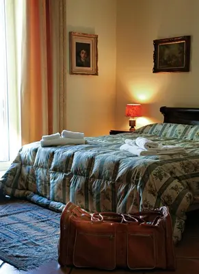 Letto o letti in una camera di B&B Luna Caprese