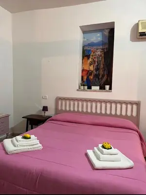 Letto o letti in una camera di Mini-Flat TOLEDO