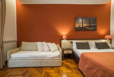 Letto o letti in una camera di B&B Chiaia 32