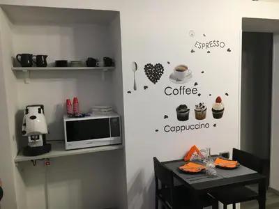 Cucina o angolo cottura di B&B Plebiscito central suite