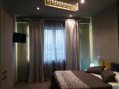 Letto o letti in una camera di Maliziusella