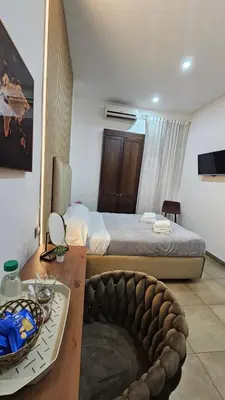Letto o letti in una camera di B&B Napoli Centrale Room&Jacuzzi