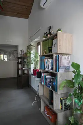 Biblioteca nell'appartamento