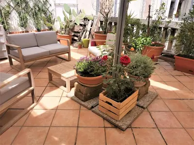 Area soggiorno di Palazzo della Loggia B&B