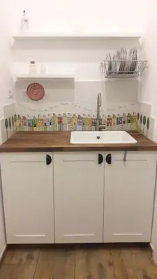 Cucina o angolo cottura di casa vacanza il sole di Napoli