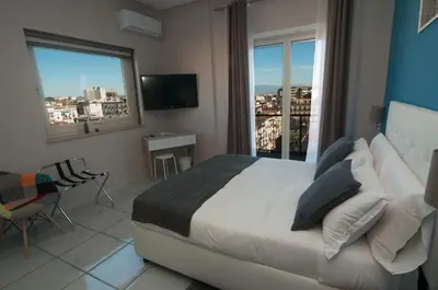 Letto o letti in una camera di La Casa di Giorgio Panoramic Rooms