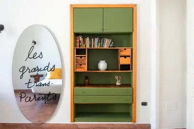 Biblioteca nell'appartamento
