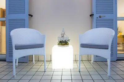 Area soggiorno di The Five Rooms Napoli