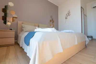 Letto o letti in una camera di Santa Caterina B&B