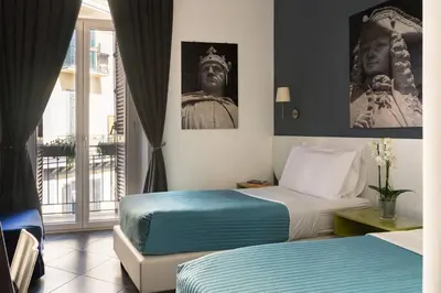 Letto o letti in una camera di Carafa Suite B&B
