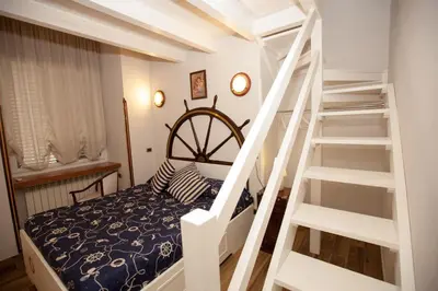 Letto o letti in una camera di affittacamere ausonia