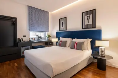Letto o letti in una camera di Le Mummarelle
