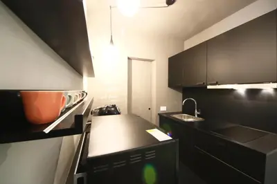 Cucina o angolo cottura di Casa Maulù a Napoli centro