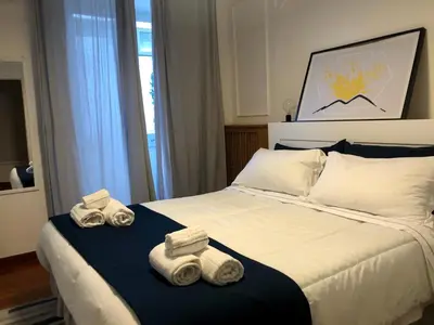 Letto o letti in una camera di Civico Vesuvio B&B