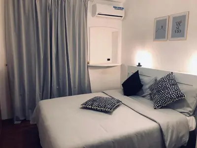 Letto o letti in una camera di Civico Vesuvio B&B