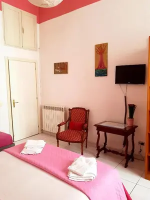Letto o letti in una camera di B&B Platamon