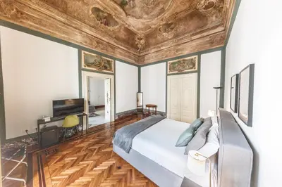 Letto o letti in una camera di Relais Della Porta