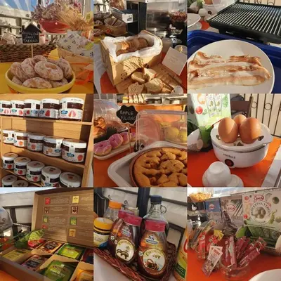 Cibo presso il bed & breakfast o nelle vicinanze