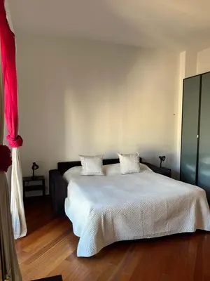 Letto o letti in una camera di Casa Olga