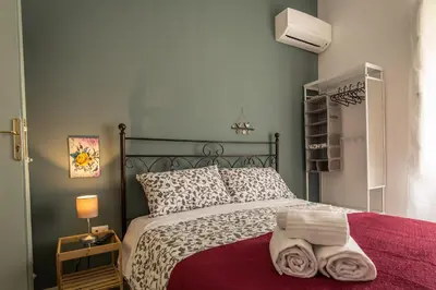 Letto o letti in una camera di Il Giardino Di Vico Neve
