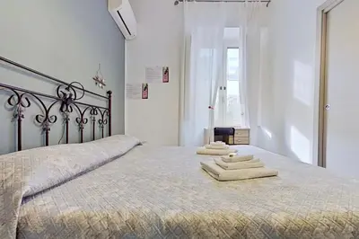 Letto o letti in una camera di Il Giardino Di Vico Neve