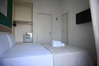 Letto o letti in una camera di Napoli Central Gate