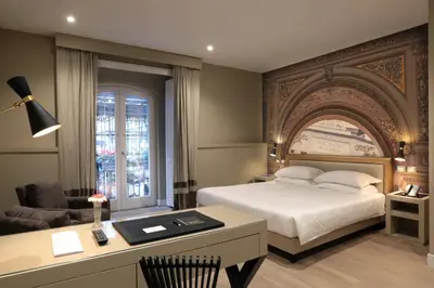 Letto o letti in una camera di Caruso Place Luxury Rooms & Suites