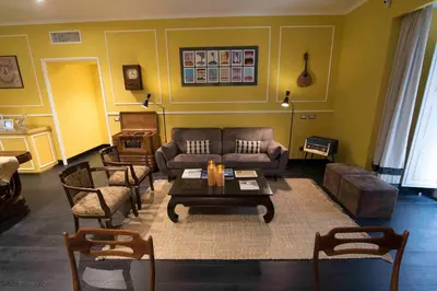 Area soggiorno di Caruso Place Luxury Rooms & Suites