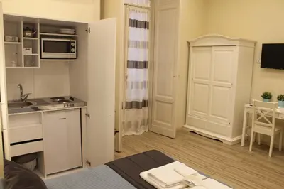 Cucina o angolo cottura di Da Polly a Piazza Amedeo