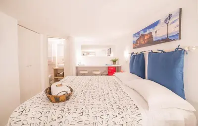 Letto o letti in una camera di Bed in Naples
