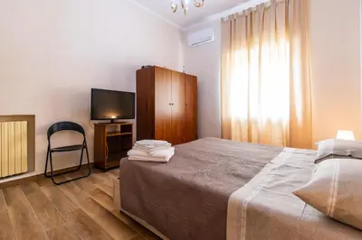 Letto o letti in una camera di Casa di Annarella